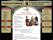 Tablet Screenshot of papirove-betlemy.cz